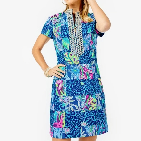 adrena stretch shift dress